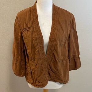 Anthropologie Brown Blazer